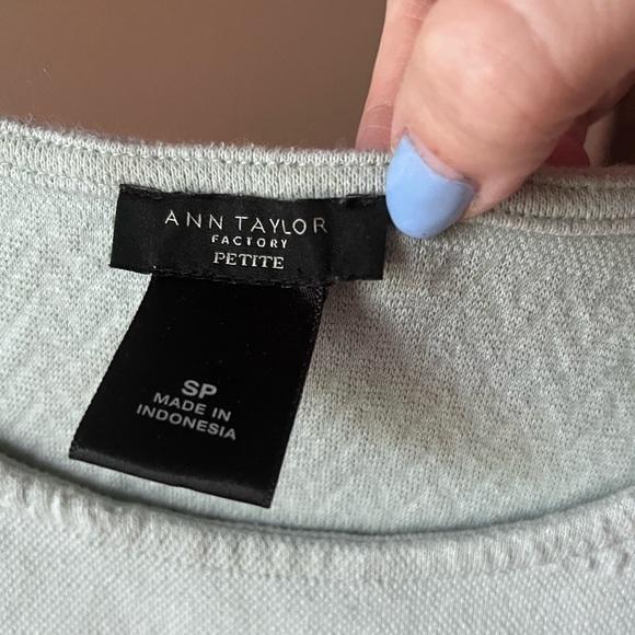 Ann Taylor Factory Size PS Mint Green Top - Picture 5 of 8
